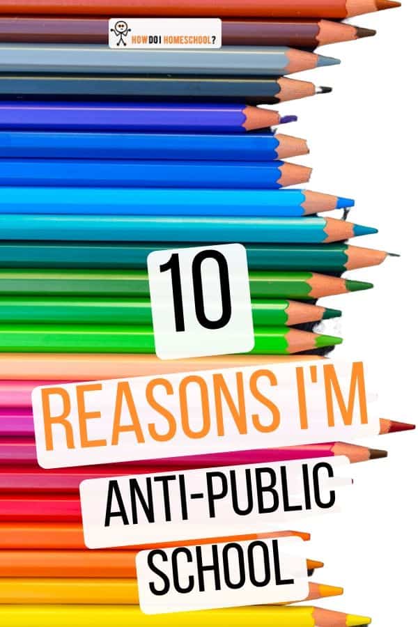 10 Reasons I'm Anti-Public School