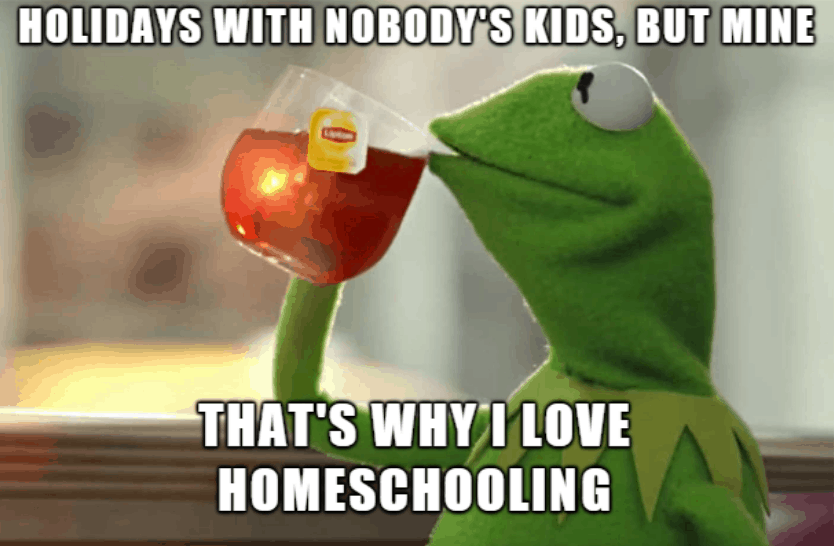 Homeschool Meme Holiday Crowds