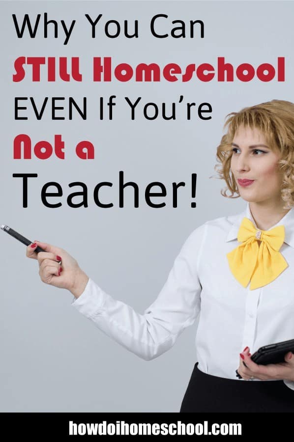 Why you can still #homeschool even if you're not a #teacher. A lot of mother's have lost thier confidence to teach thier children because they think they have to have (or should have) some type teacher #accreditation. However, this is not true! Find out why you can still homeschool even if you're not a teacher.