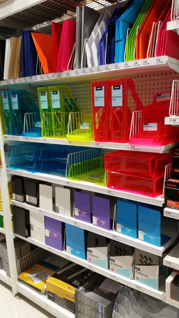 Different options for storing documents or curricula notes in your homeschool room. 