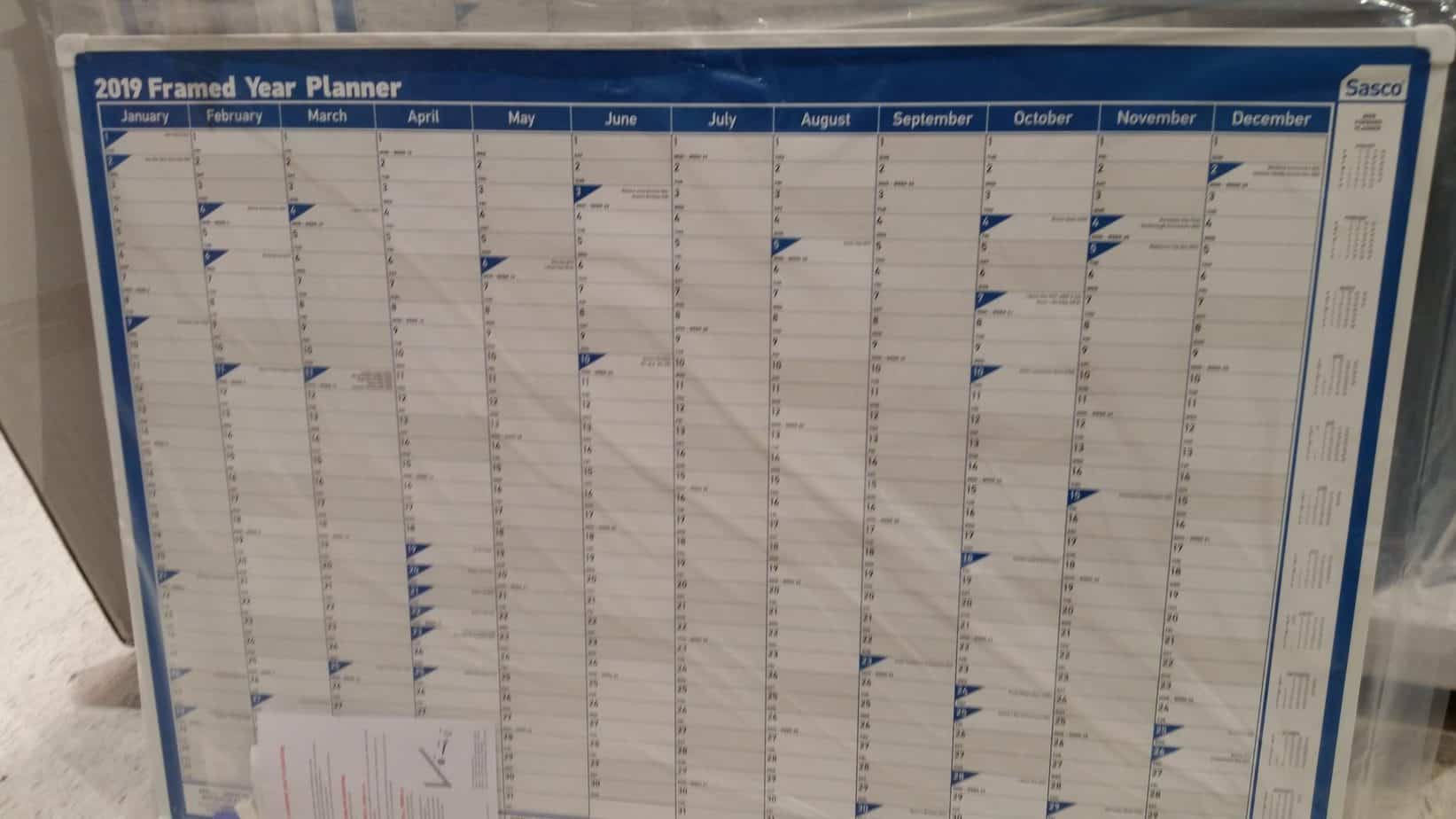 Annual Calendar for a Homeschool Room