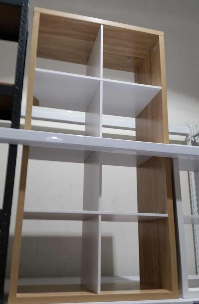 This is what every homeschool room needs. A modular bookcase. I found this one at Officeworks but I also think you can do an IKEA homeschool room and get something comparable. #homeschool room. #howdoihomeschool