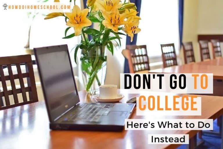 Don't Go to College: Here's what to do instead. #dontgotocollege #entrepreneur #trade #homeschoolcollege