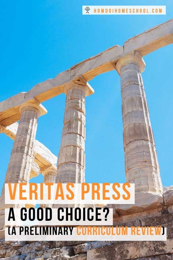 Is the Veritas Press curriculum a good choice for your family? Find out what this classical education homeschool curriculum can offer your children. #veritaspress #christianhomeschoolingcurriculum #classicaleducation