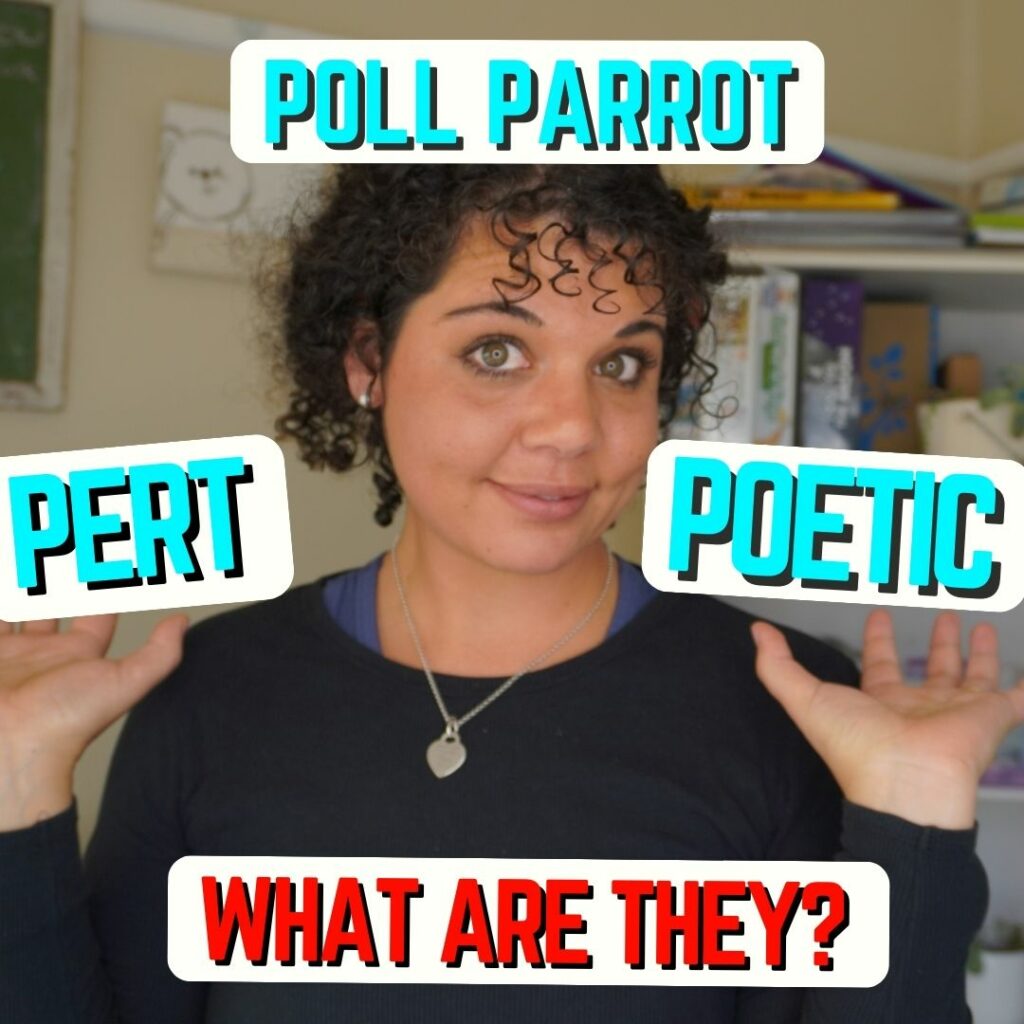 Learn about Dorothy Sayer's Poll-Parrot, Pert and Poetic stages of development. 
