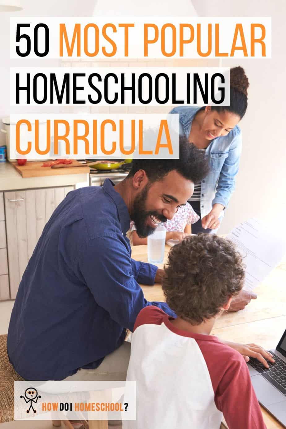 50 Most Popular Homeschooling Curriculum in 2020. Check out some great programs available today. #besthomeschoolcurriculum #tophomeschoolcurriculum
