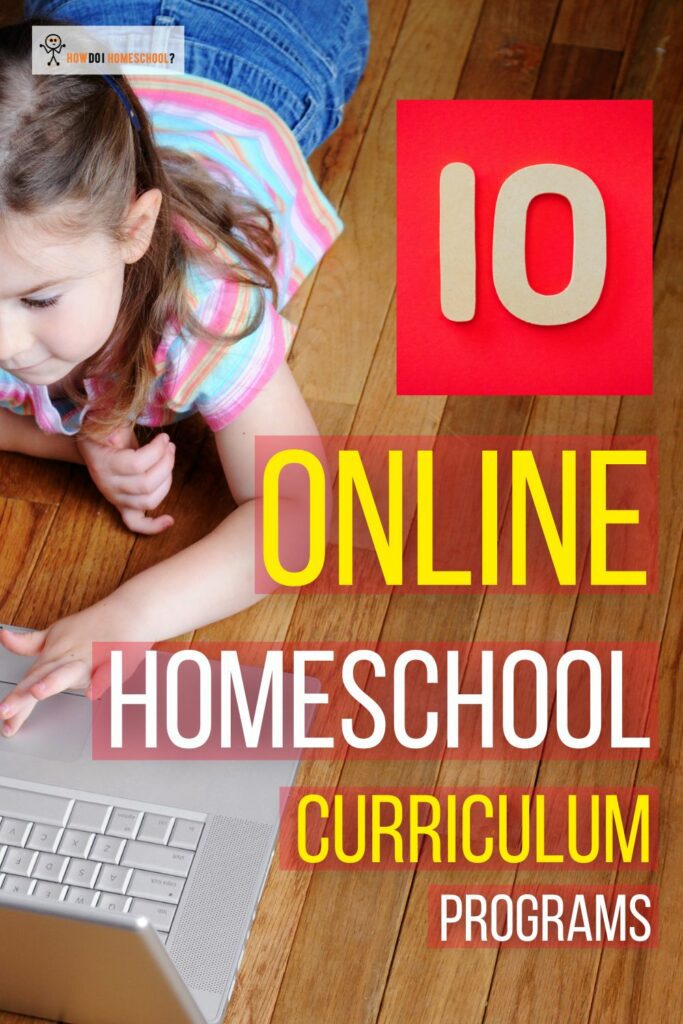 10 Online homeschool curriculum programs and packages to choose from! #onlinehomeschoolcurriculum