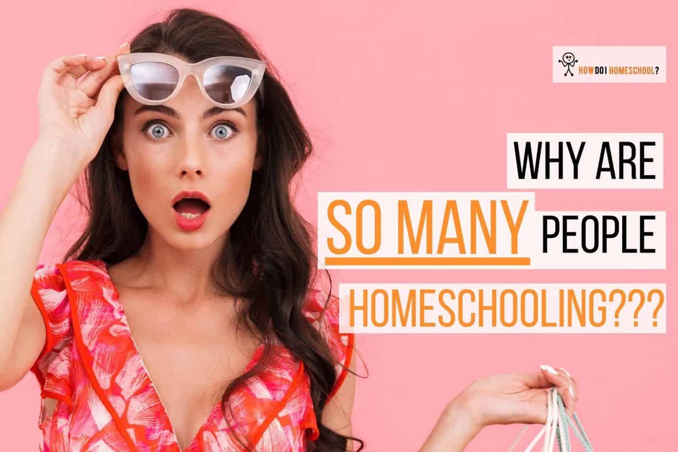Why are So Many People Homeschooling? #whyhomeschool #homeschoolfaqs