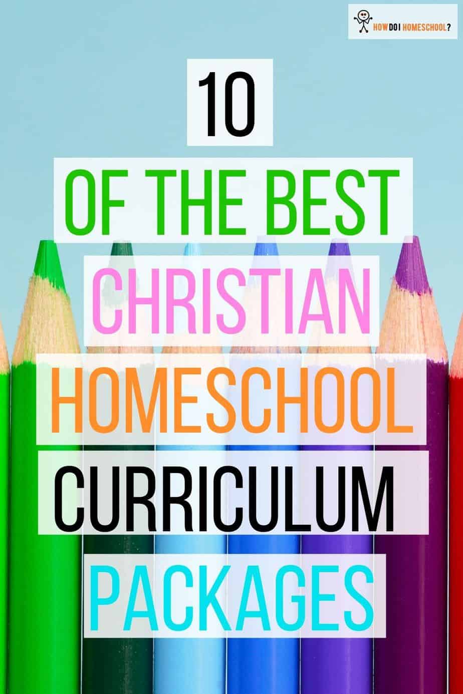 10 of the Best Christian #Homeschool #Curricula. Christian homeschooling curriculum reviews: #Abeka, #Sonlight, Saxon Maths, Bob Jones University (#BJU), Switched on Schoolhouse (#SOS), Monarch, Accelerated Christian Education (ACE paces), Easy Peasy All-in-One, The Good and the Beautiful and Classical Conversations. See reviews from #howdoihomeschool