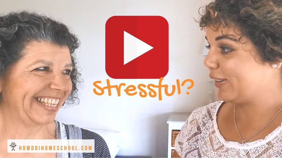 Interview with my mom telling me if homeschool was stressful.
