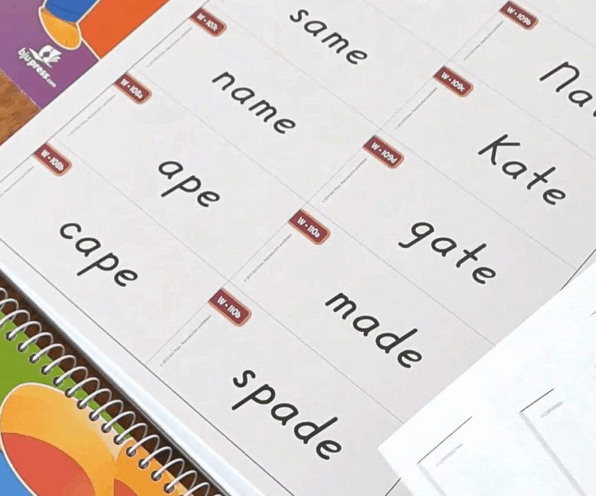 Phonics Charts Homeschool Packet by Focus on Fives BJU Press