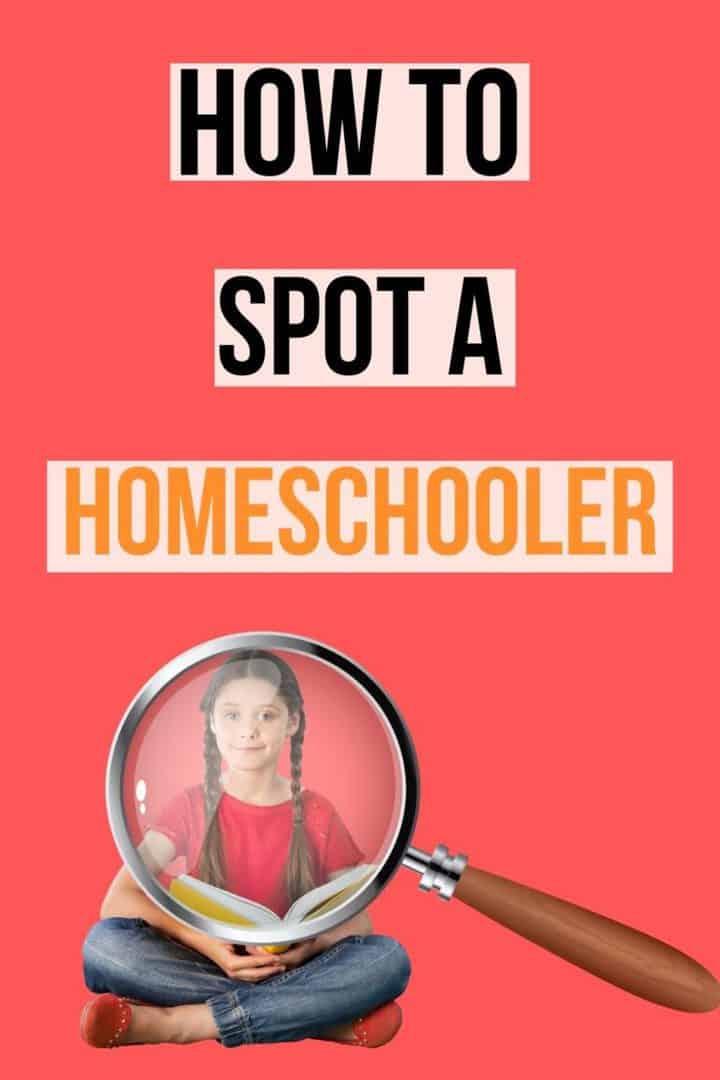 Learn how to spot a homeschooler with this easy to use guide. Before you finish, you'll be a pro!