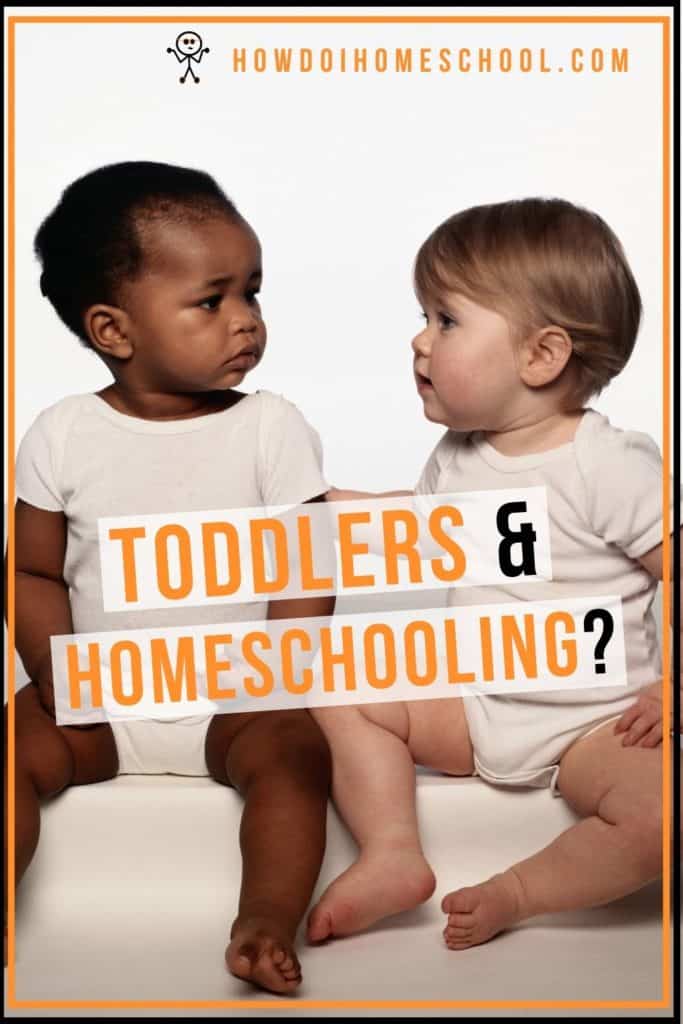 Learn how to homeschool with todders with these useful tips! #howtohomeschool #homeschoolwithtoddlers