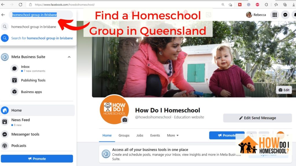 This is how you find a homeschool group in Brisbane. 