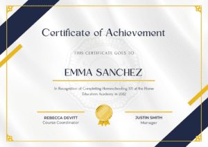 Get a certificate of completion from this homeschool course so you feel confident to continue your home education journey!
