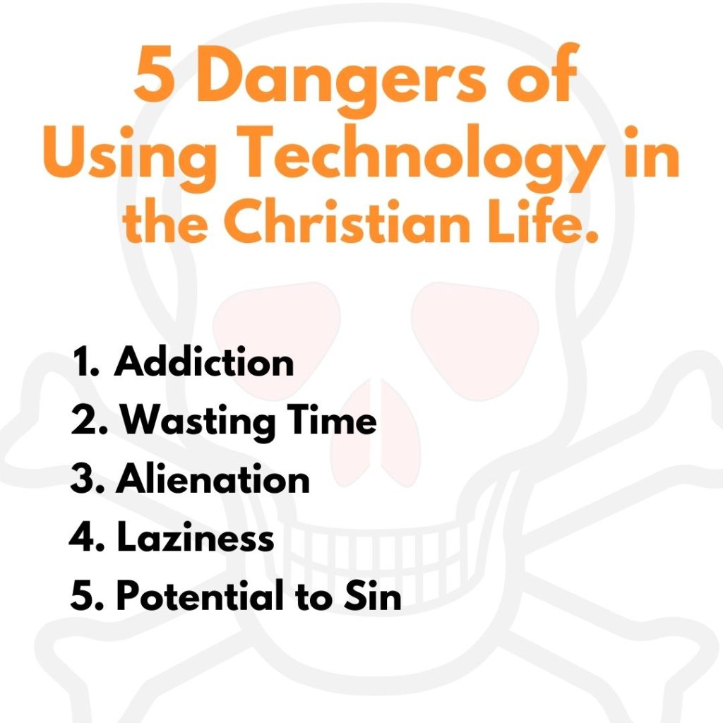 5 Dangers of Using Technology in the Christian Life. Negative Effects of Technology including too much Screen-Time.