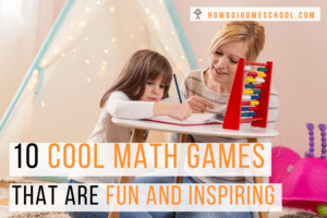Checkout these 10 cool math games that are fun and inspiring. Change boring math lessons into a time every student enjoys by adding a bit of fun to everyday learning. #coolmathgames #inspiringmathgames #funmathgames #freemathgames
