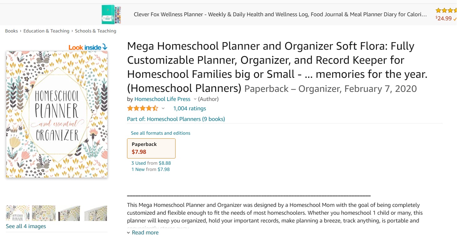 Mega Homeschool Planner and Organizer