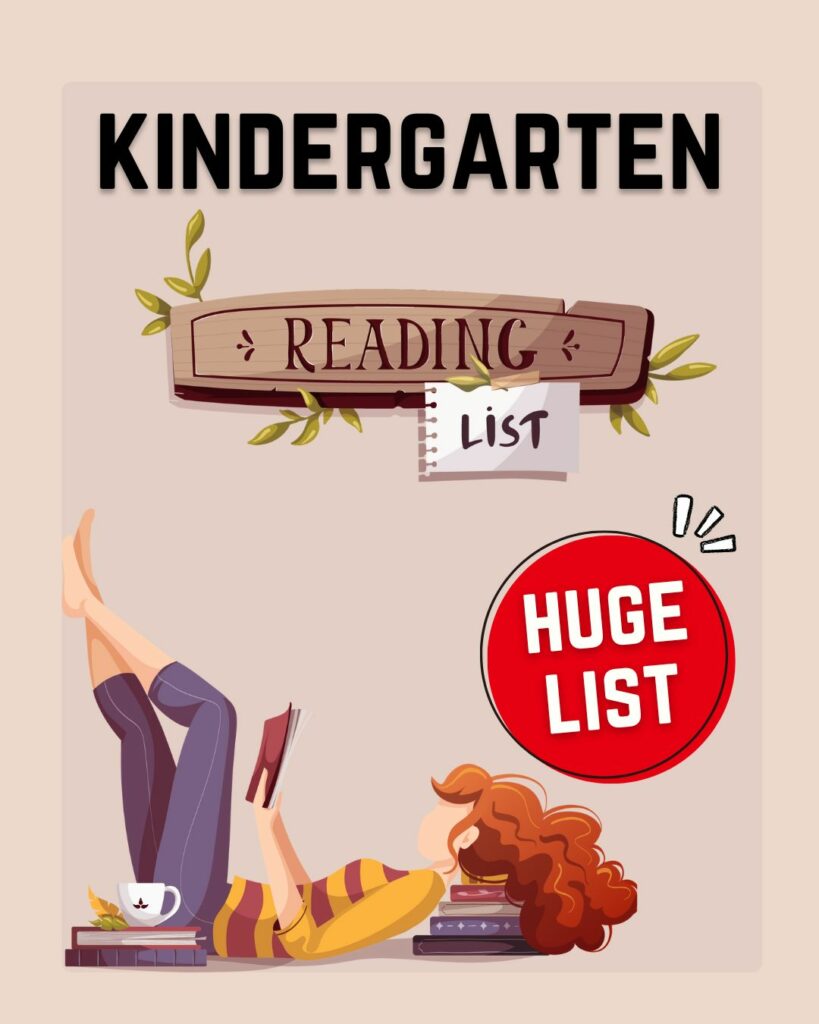 Homeschool Kindergarten Books Complete homeschooling booklist for kindergarteners.