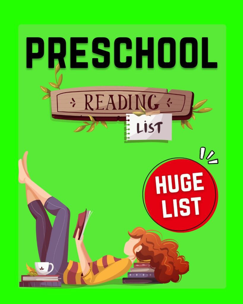 Homeschool Preschool Books Complete homeschooling booklist for kindergarteners. (Instagram Post (Portrait))