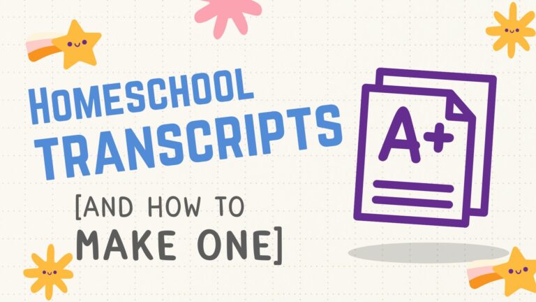 Homeschool Transcripts and How to Make One!