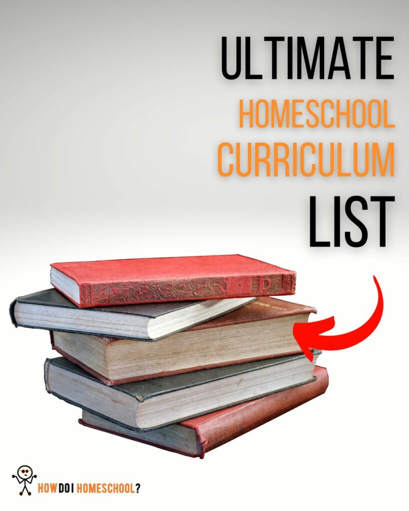 The Ultimate Homeschool Curriculum List to help you choose the BEST program for your kids!