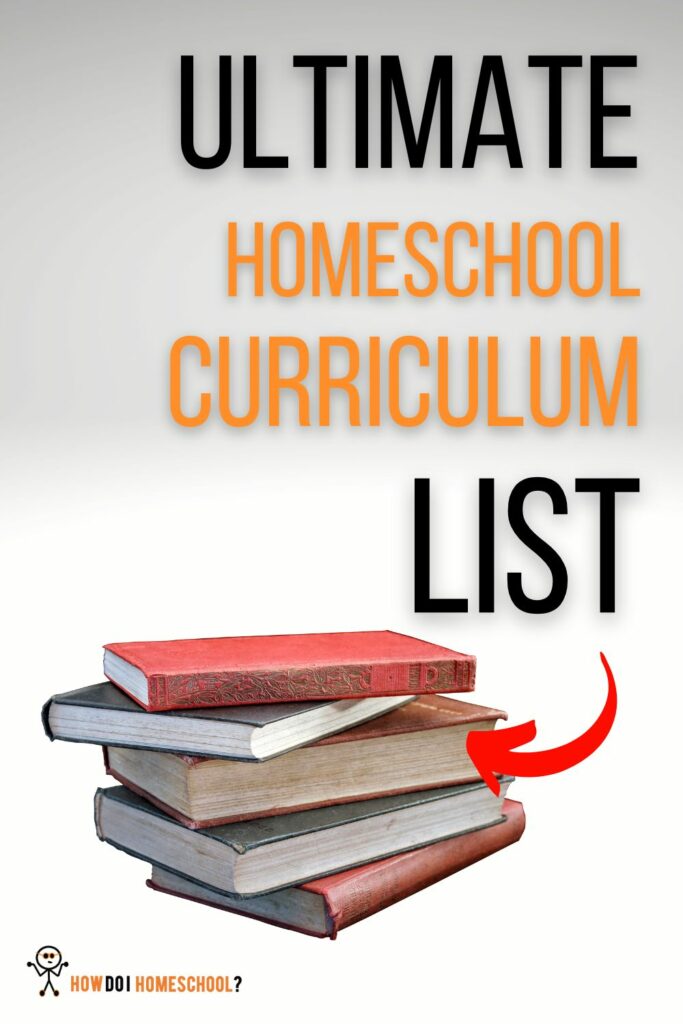 The Ultimate Homeschool Curriculum List to help you choose the BEST program for your kids!