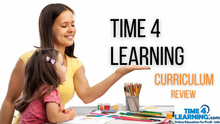Time 4 Learning curriculum review for homeschool.