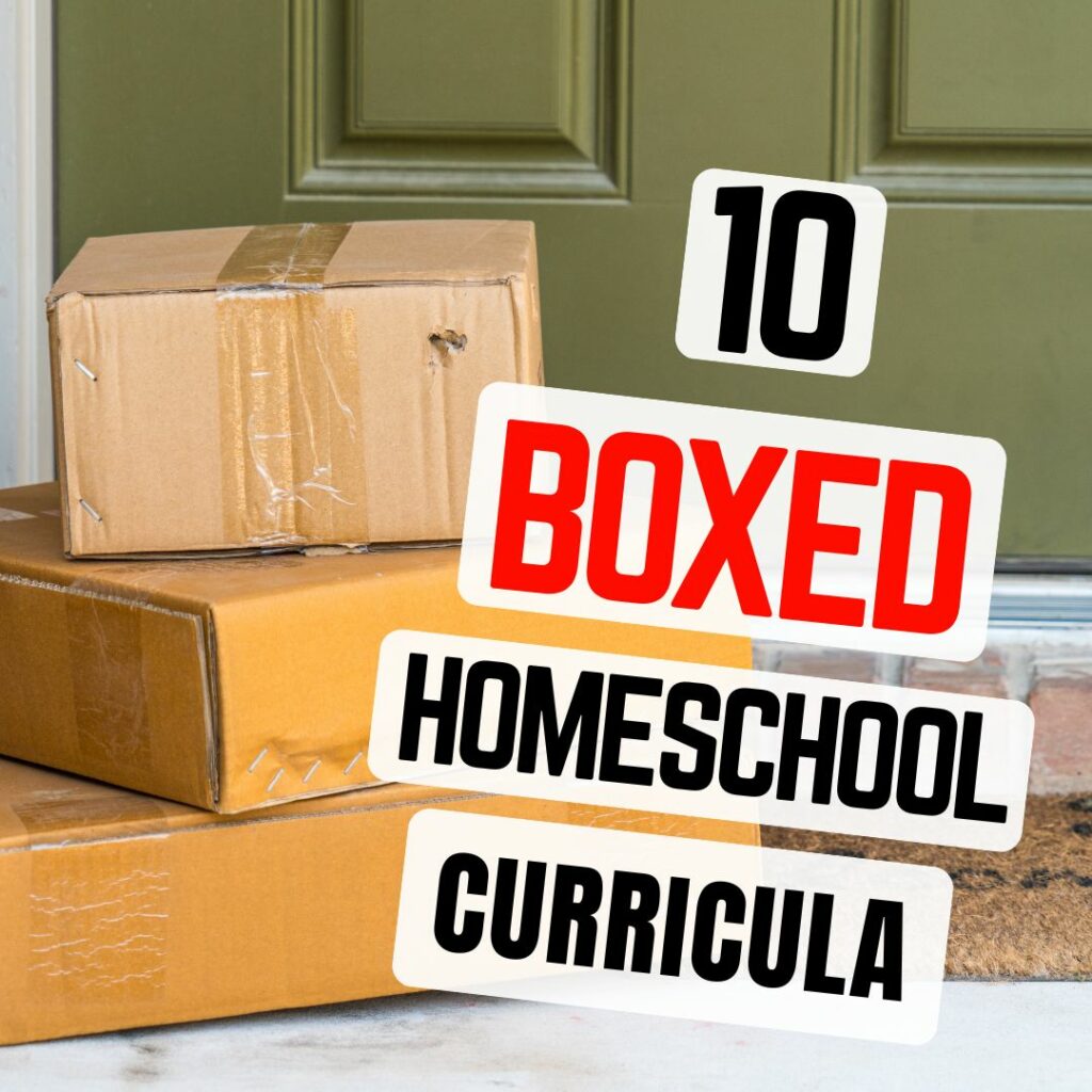 10 of the best boxed homeschool curriculum options! Get a great homeschool curriculum in the mail. 