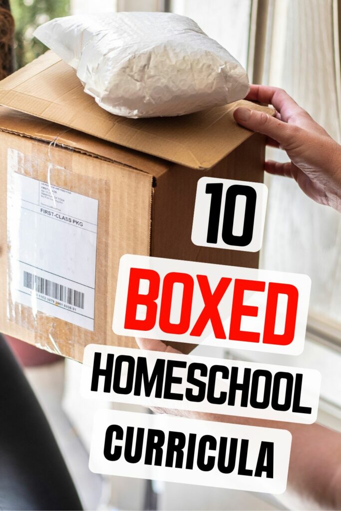 10 of the best boxed curriculum options! Get a great homeschool curriculum in the mail. 