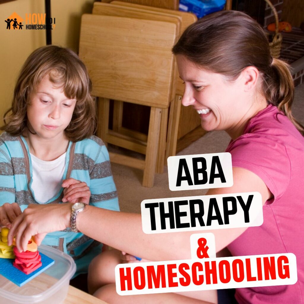 Homeschool and Autism works well. But, where does ABA therapy fit? 