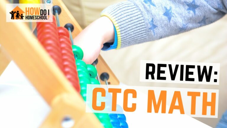 CTC Math Review for Kindergarten Homeschool Curriculum. #ctcmath #mathcurriculum