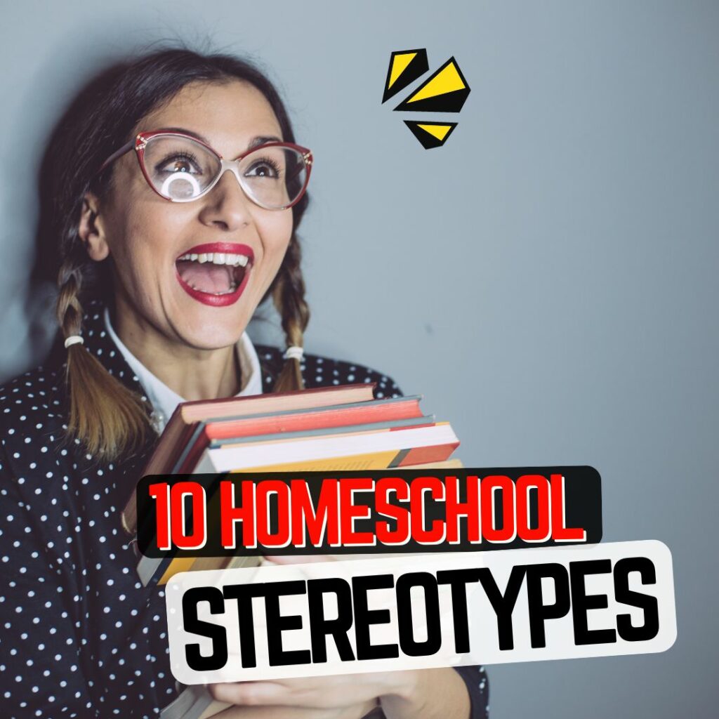 Funny Homeschool Stereotypes like Bookworm homeschoolers.
