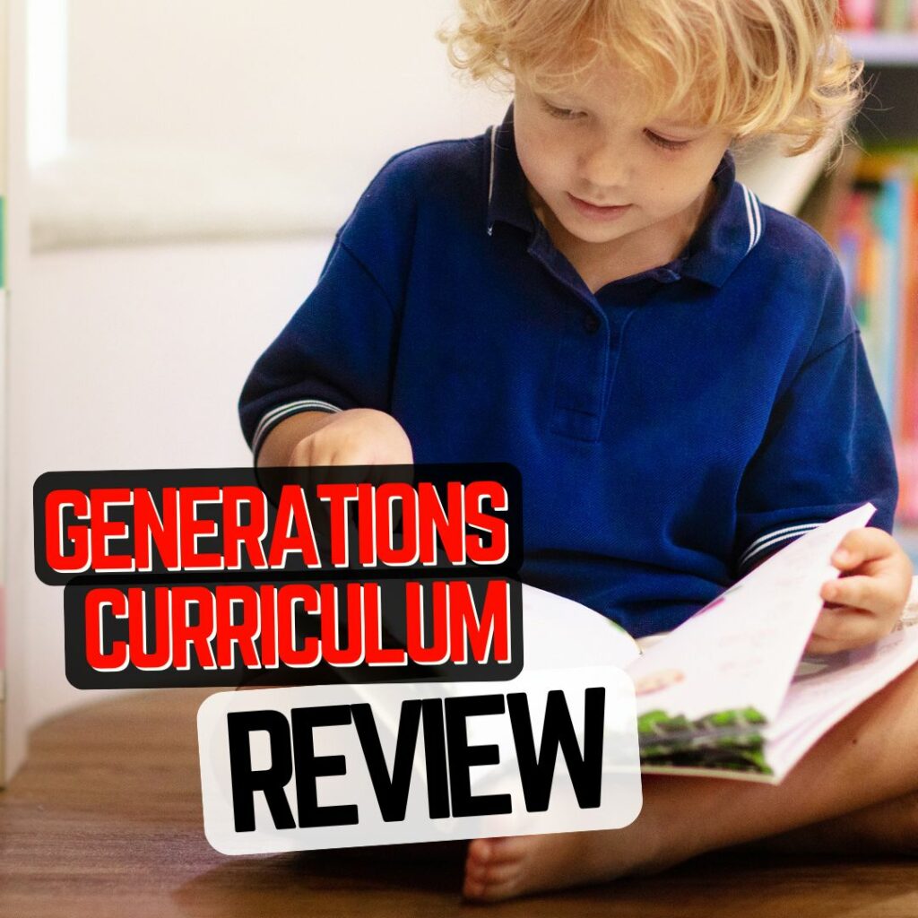 Generations Homeschool Curriculum review. Here we learn about the pros and cons of this program, we compare it with other curriculum, then take a look at it's features and benefits.