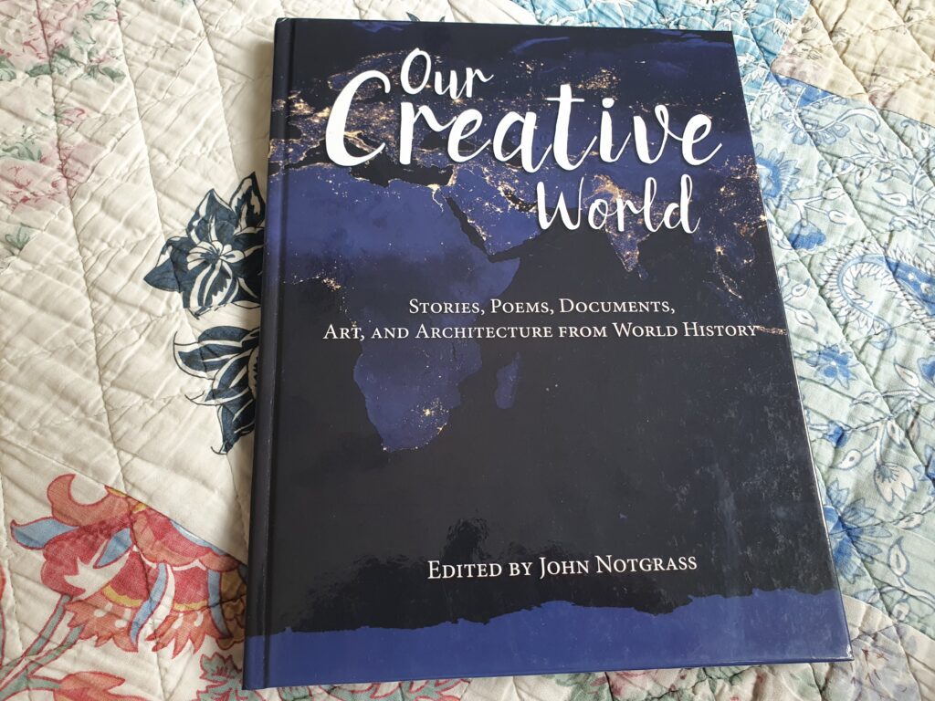 An extra that comes with the full package is Our Creative World. You can see the front cover and what a page of the insides look like. 