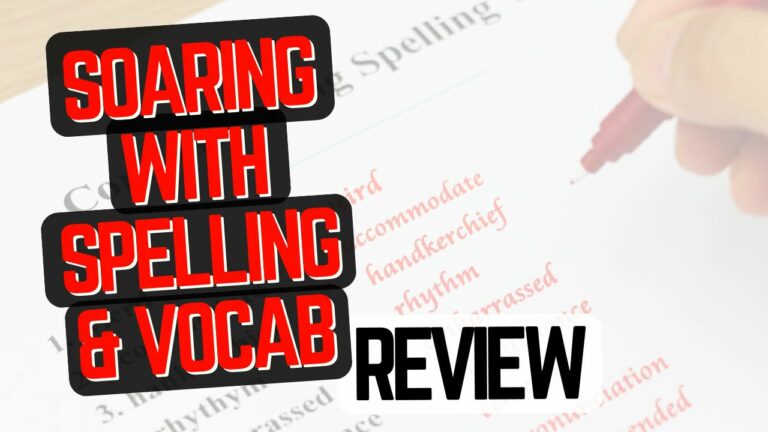 Soaring with Spelling and Vocabulary curriculum review. Learn the pros and cons, features, in this in-depth overview.