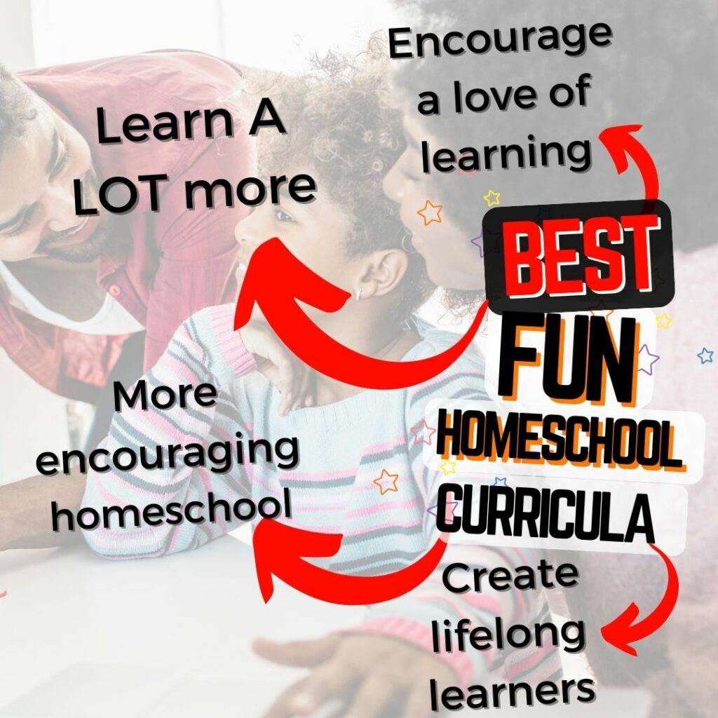 A FUN and engaging homeschool curriculum encourages a love of learning which is more encouraging for parents. This encourages children to learn a log more and ultimately helps them become lifelong learners. 