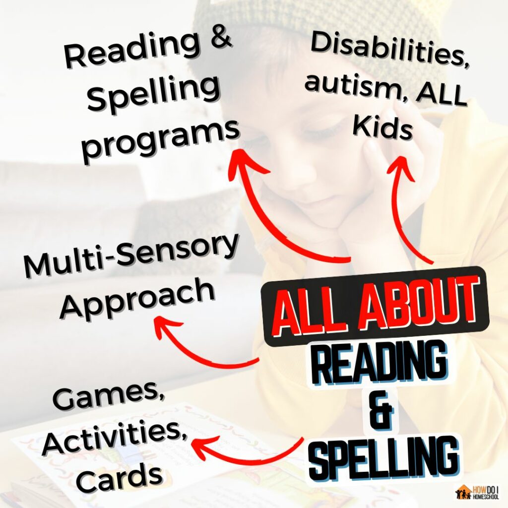 All About Reading and All About Spelling are hands-on spelling and reading curriculum uses manipulatives for a multi-sensory way of learning. They have open and go lesson plans and a moneyback promise. 