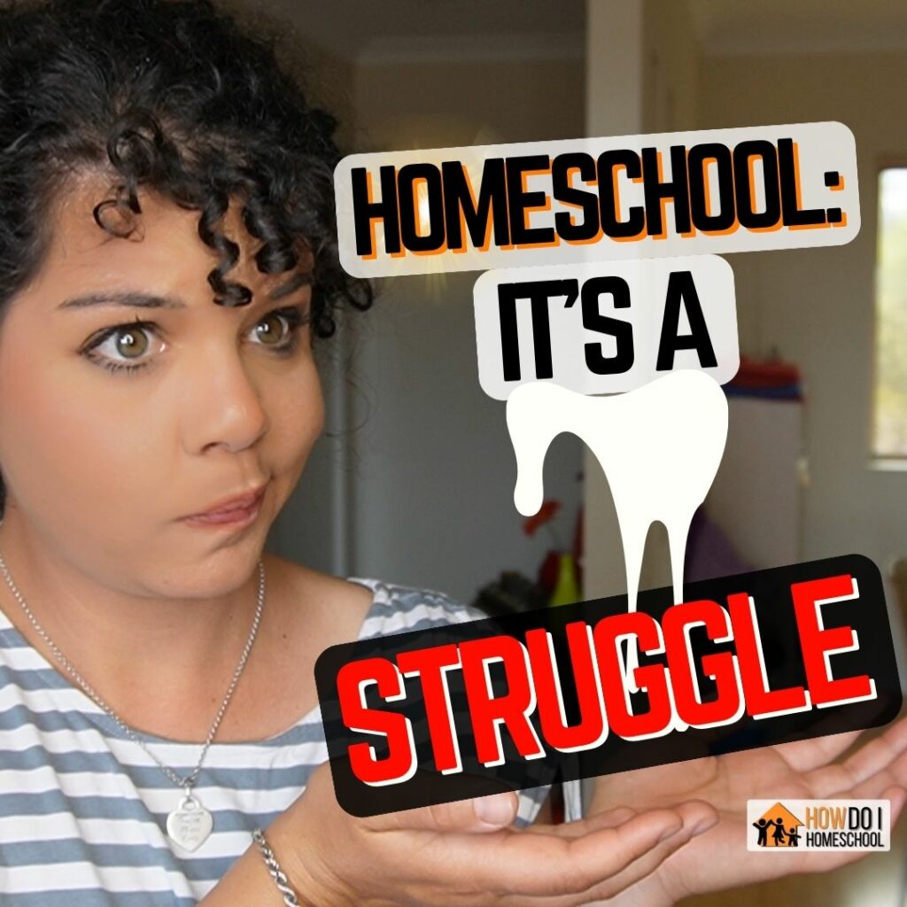 Homeschool is honestly such a struggle at times. While most of the time I love it, I certainly have my days. These are my biggest homeschool struggles as a mom. 