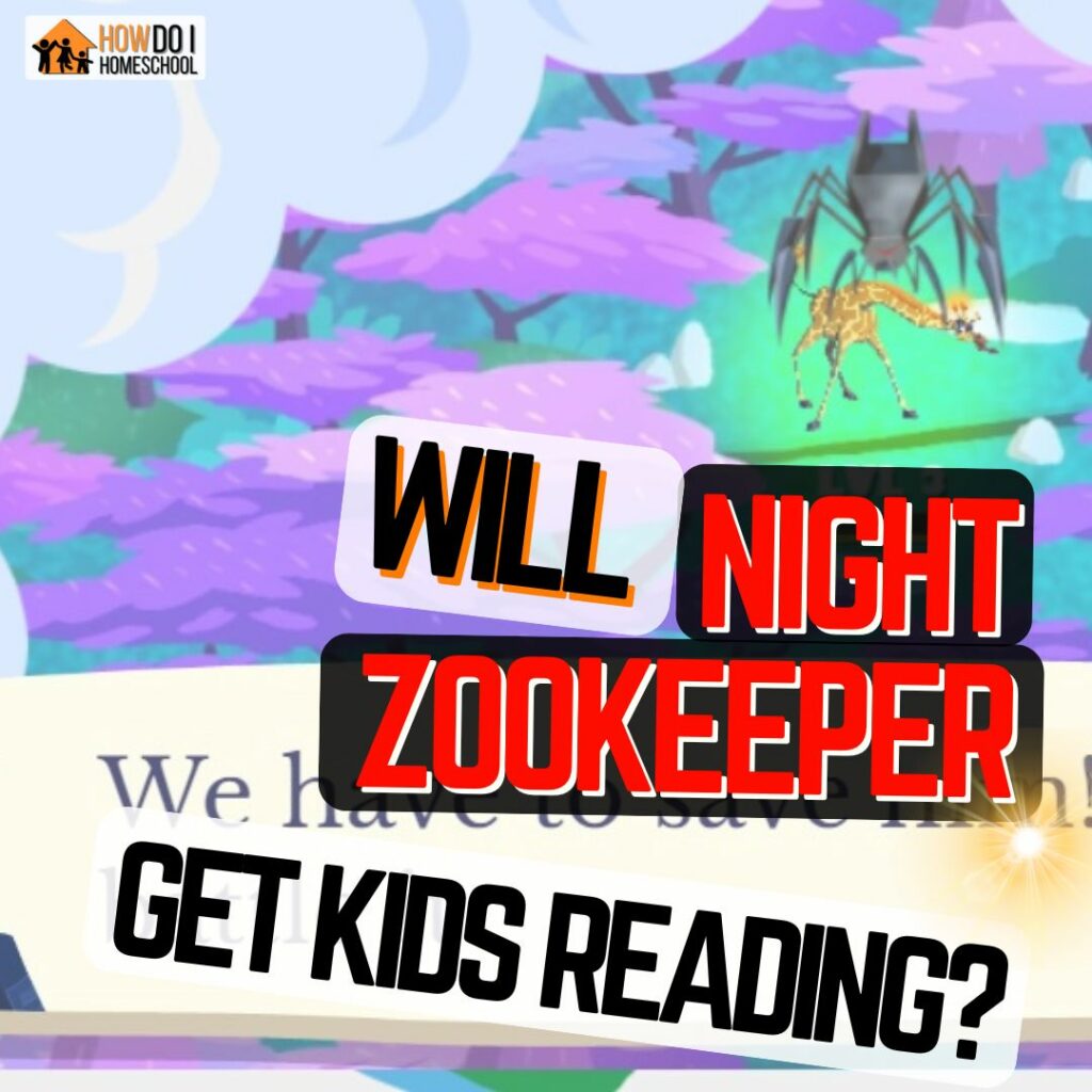 Night Zookeeper Homeschool Review Exciting online language arts, pros and cons and more.