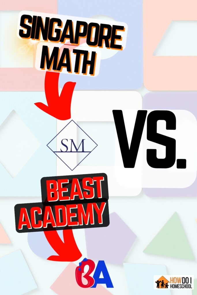 Not all math programs are made equally. These are the most popular advanced math program. But, which is better? Find out all the details of Beast Academy vs Singapore math in this post.