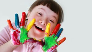 Downs Syndrome Person. This is a guide to homeschooling special needs.